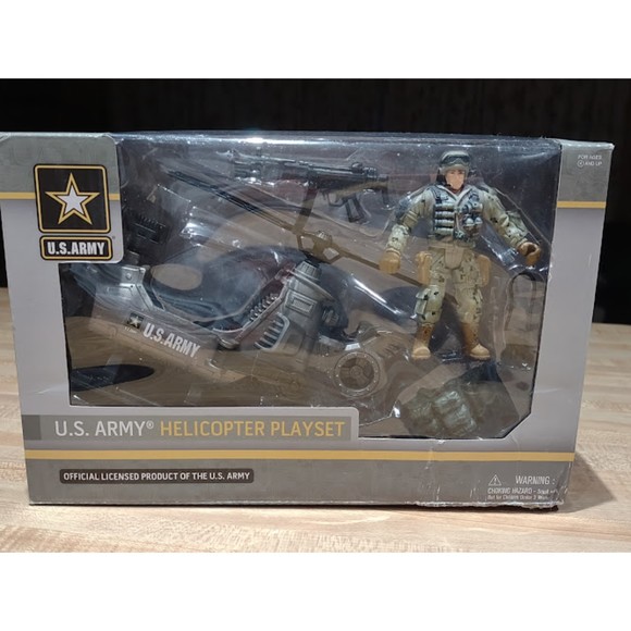 Lot of 3 U.S. Army Playsets Helicopter Playset Defense Bunker Patrol Vehicle New - Picture 10 of 11